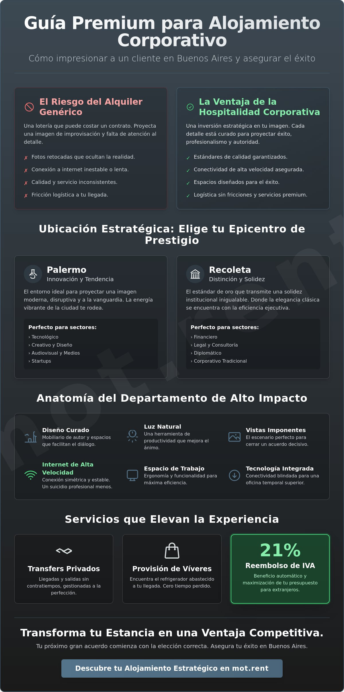Departamento para impresionar a un cliente en Buenos Aires: Guía Premium 2026