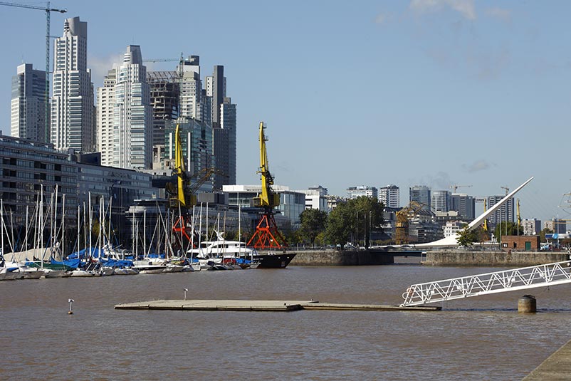view of puerto madero buenos aires